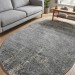 Ковер Serenity D768 GREY овал 240x340