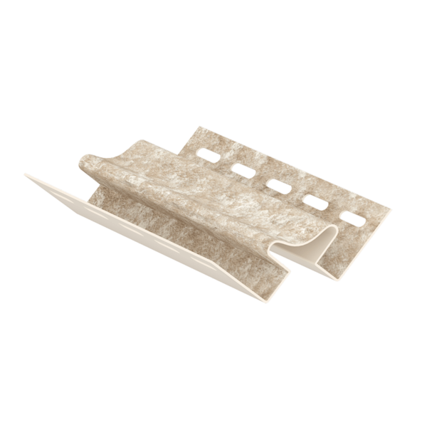 Внутренний угол Ю-Пласт, Светло-бежевый, Стильный кварцит Стоун Хаус