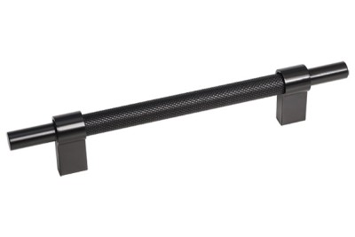 Ручка скоба SYSTEM SY8772 0128 AL6-AL6, материал Алюминий, цвет Чёрный, отделка Черный, 192*16*35 мм
