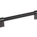 Ручка скоба SYSTEM SY8772 0128 AL6-AL6, материал Алюминий, цвет Чёрный, отделка Черный, 192*16*35 мм