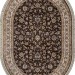 Ковер Aravia 5471 brown овал