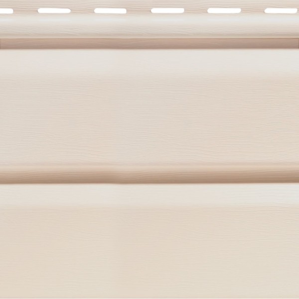 Виниловый сайдинг Fineber, Дачный, Молочный.