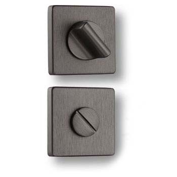 Дополнительные розетки для сантехнического замка RO11W6 ELX1 ROSET, материал Замак, отделка Графит, 52*52 мм