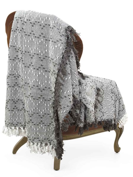 Покрывало Мираж SGTH-1214 Grey/white