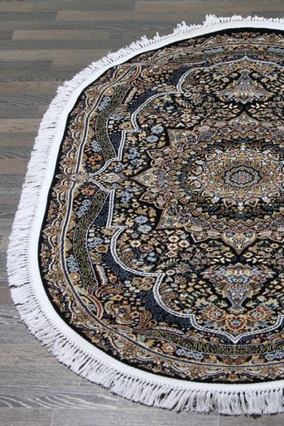 Ковер Shahreza d415 navy овал