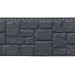 Фасадные панели Grand Line, Крупный камень Classic, Графит
