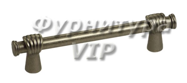 Ручка скоба EFES-01-23 224 мм античное серебро, материал Латунь, отделка Серебро, 263*20*39 мм