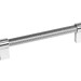 Ручка скоба SYSTEM SY8772 0128 CR-CR, материал Алюминий, отделка Хром, 192*16*35 мм