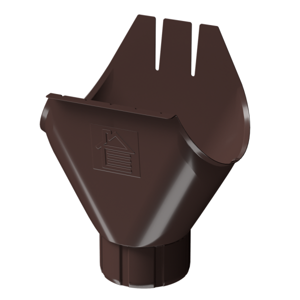 Водосточная воронка Docke Stal Premium, цвет Шоколад