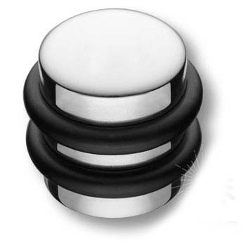 Дверной ограничитель напольный 03230 CROMO, материал Латунь, отделка Хром