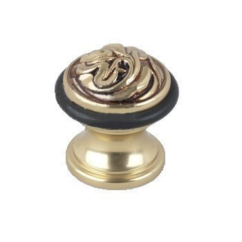 Ограничитель напольный 201272 OF, материал Латунь, отделка Французское золото, 46*41 мм