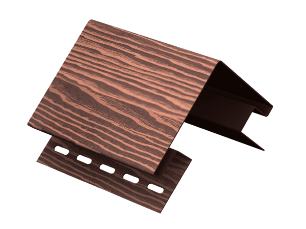 Наружный угол Ю-Пласт, Timberblock Дуб, Темный мореный