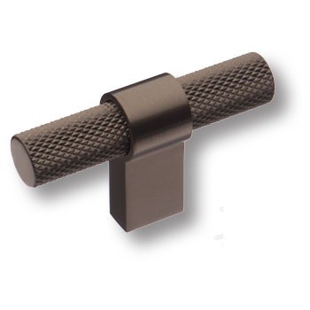 Ручка кнопка 8774 0008 BBN-BBN, материал Алюминий, отделка Титан, 35*16*60 мм