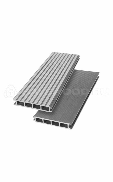 Террасная доска ДПК SaveWood, SW Ulmus, Пепельный