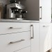 Ручка скоба Gamet UZ-819256-02, материал Замак, отделка Никель, 288*9*28 мм