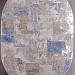 Ковер Armina 3857A blue овал 300x500