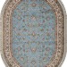 Ковер Aravia 5471 blue овал