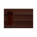 Сайдинг Grand Line Natural Брус 3,0 S7 Темный дуб