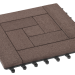 Модульный паркет ДПК GRINDERDECO Люкс 10 Коричневый шоколад