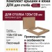 Комплект крышки и юбки ДПК для столба Polivan DENPASAR песочного цвета