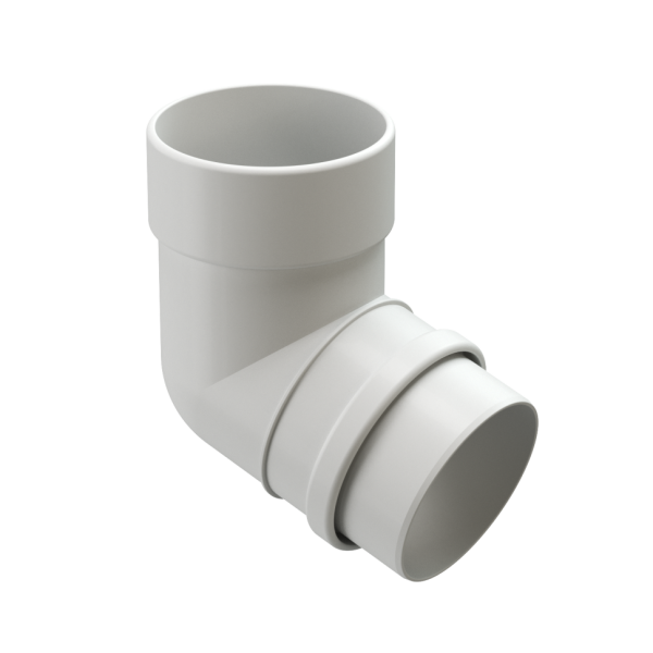 Колено водосточное 72˚ Docke Lux, Пломбир