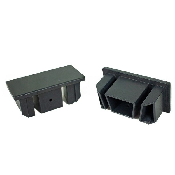 Торцевая заглушка для перил из алюминия GardenParkett, цвет графит