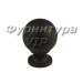Ручка кнопка 803 22 ANTRAX, материал Латунь, цвет Чёрный, отделка Черный, 29*d=22 мм