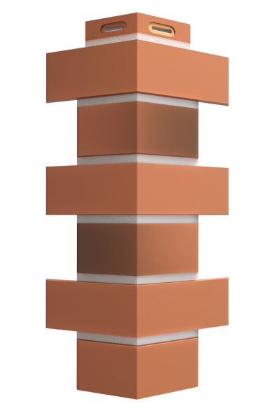 Угол Docke, Premium, Flemish (Флемиш) Красный-жженый