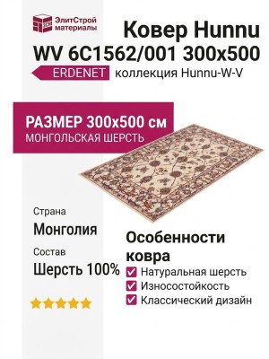 Ковер Hunnu WV 6C1562/001 300x500