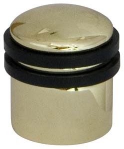 Ограничитель напольный DH062ZA GP, материал Замак, отделка Золото, 30*25 мм