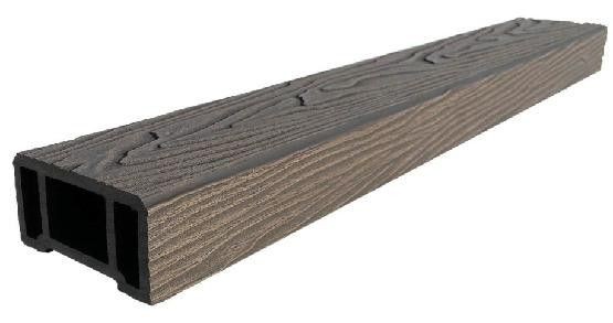 Перила из ДПК 3D GardenParkett с текстурой дерева Венге