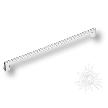 Ручка скоба CEBI 1107 320MP02, материал Замак, отделка Хром, 30*16*336 мм
