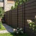 Забор из ДПК Savewood, SW Agger матовый, Темно-коричневый