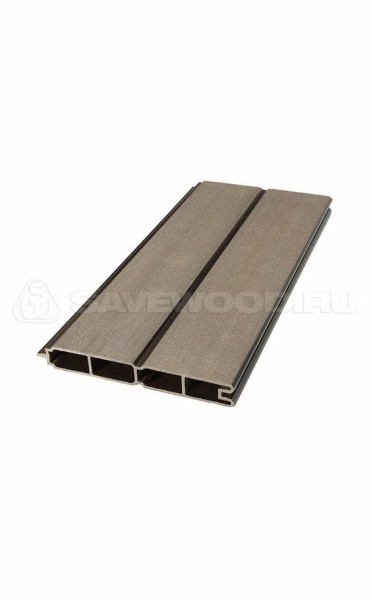 Забор из ДПК Savewood, SW Agger матовый, Темно-коричневый