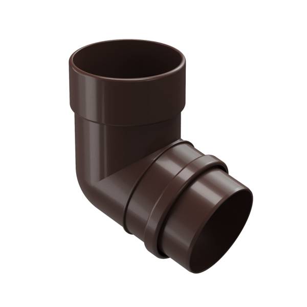 Колено водосточное 72˚ Docke Lux, Шоколад