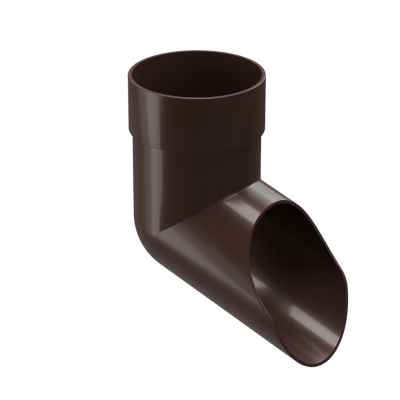 Наконечник для водосточной трубы Docke Premium, цвет Шоколадный