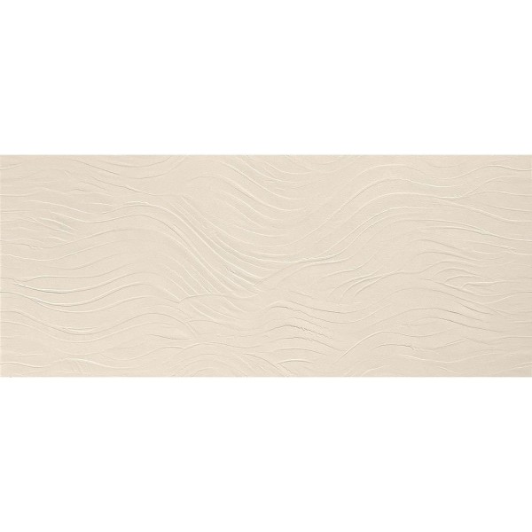 Керамическая плитка Atlas Concorde (Атлас Конкорд) Boost Natural 3D Wave Kaolin (A64Y) 50x120 см