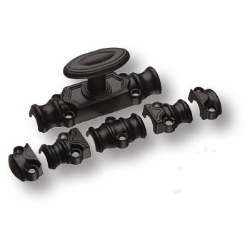 Замок без штанги 14.05.551-0, материал Замак, цвет Чёрный, отделка Черный, 128*35,8 мм