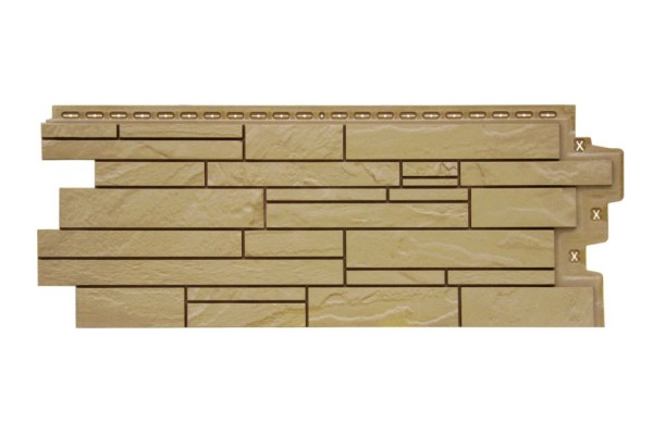 Фасадная панель Grand Line, Скала Classic, Цвет Песок