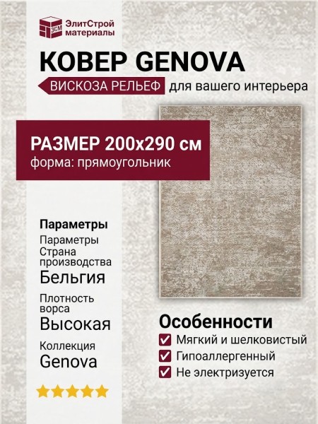 Ковер Genova 38382-6565/90 200x290