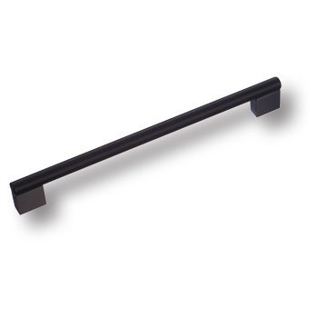 Ручка скоба 8783 0224 AL6-AL6, материал Алюминий, цвет Чёрный, отделка Черный, 32*12*257 мм