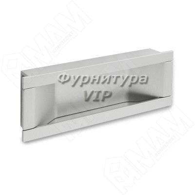 Ручка врезная 405C.96.31, материал Замак, отделка Алюминий, 116*40*17 мм