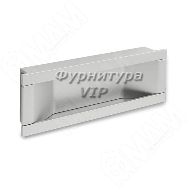 Ручка врезная 405C.96.31, материал Замак, отделка Алюминий, 116*40*17 мм