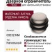 Дверной ограничитель напольный 03232 NIQUEL MATT, материал Латунь, отделка Никель