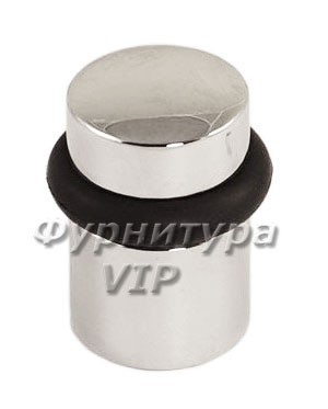 Ограничитель напольный 92/G-HIGH-OC, материал Латунь, отделка Хром, 42*27 мм