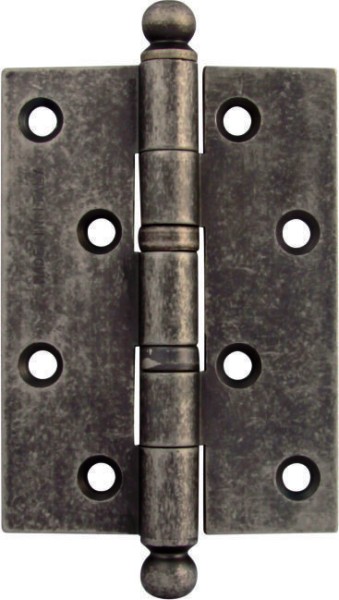 Петля универсальная 522A DAS, материал Латунь, отделка Серебро, 102*75*2,8 мм