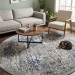 Ковер Armina 3856A blue круг 300x300
