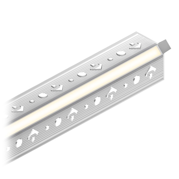 Угловой интегрируемый светодиодный профиль LINEAR 2323 UGL