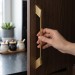 Ручка скоба 8060 0300 Gold, материал Замак, отделка Золото, 23*56*300 мм