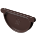 Заглушка для желоба Docke Stal Premium, шоколадный цвет